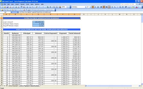 Mortgage Payment Excel Spreadsheet with Mortgage Amortization ...