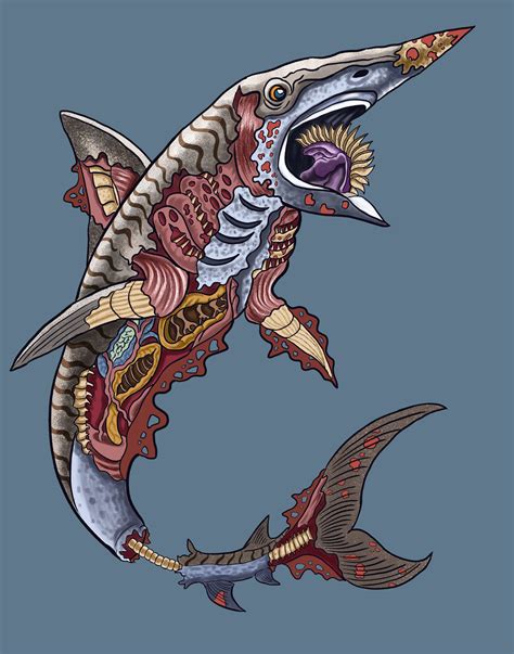 ArtStation - Zombie Shark Helicoprion