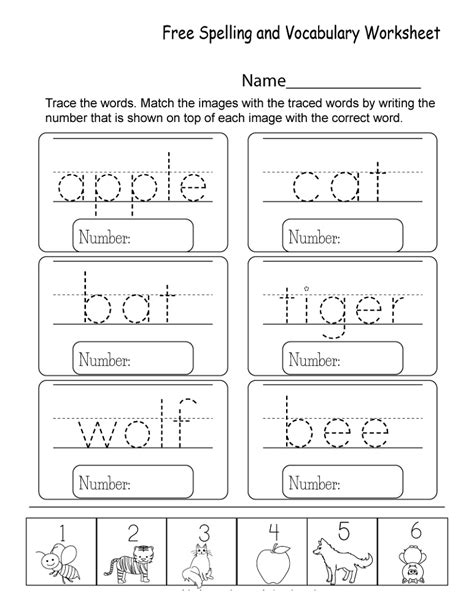 Kindergarten English Worksheets Free Printables – Thekidsworksheet