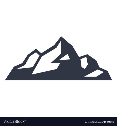 Mountain climbing hiking Royalty Free Vector Image