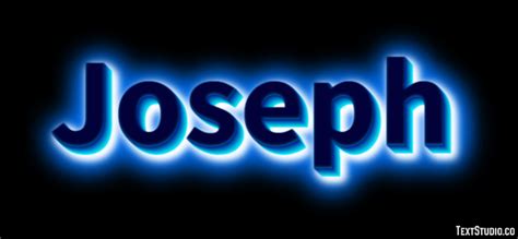 Joseph Text Effect and Logo Design Name