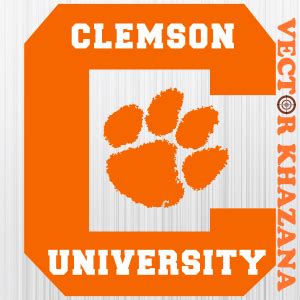 Clemson University SVG | Clemson Tigers football PNG