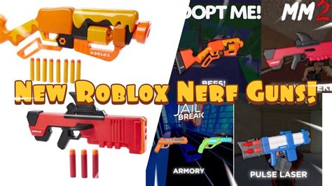 New Roblox Nerf Guns!!! - YouTube