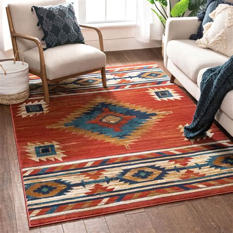 Well Woven Lizette Red Traditional Medallion Area Rug 8x10 (7'10" x 9 ...