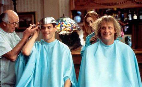 dumb and dumber haircut scene. | Dumb and dumber, Jim carrey, Dumb quotes