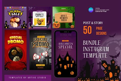 Instagram Template: Happy Halloween | Creative Market