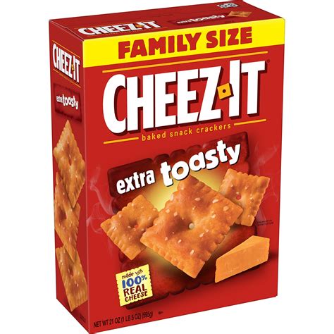 Cheez-It® Extra Toasty Snack Crackers - SmartLabel™