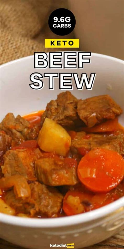 BEST Keto Beef Stew Recipe (Comfort Food) - Keto Diet Yum