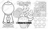 Candy Store Coloring Pages sketch template