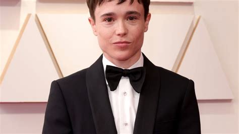 Elliot Page Looks Dapper as Ever on Oscars Red Carpet