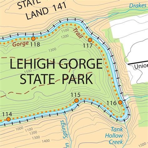 Lehigh Gorge State Park Map map by Avenza Systems Inc. - Avenza Maps ...