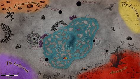 First Map! Regional Underdark map for the 5e module Out of the Abyss ...