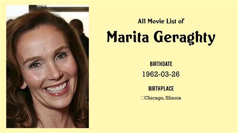 Marita Geraghty Movies list Marita Geraghty| Filmography of Marita Geraghty - YouTube