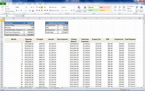 Mortgage Loan Calculator Using Excel | TurboFuture