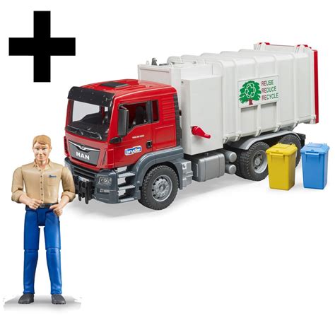 Bruder Toys 03761 Man TGS Side Loading Garbage Truck | lupon.gov.ph