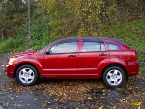 Inferno Red Crystal Pearl 2008 Dodge Caliber SXT Exterior Photo #55599538 | GTCarLot.com