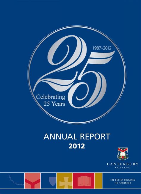 ANNUAL REPORT - Canterbury College