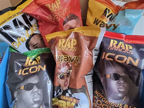 Rap Snacks American Crisps Chips Box Cardi B Migos | Etsy