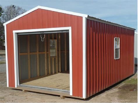 Garage Shed with Roll-up Doors | Hometown Sheds