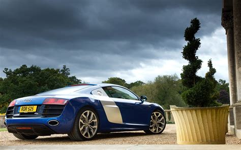 Audi R8 Audi Blue Car Supercar Car Vehicle Wallpaper - Resolution ...