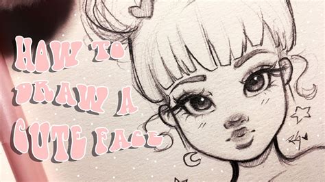 HOW TO DRAW A CUTE FACE ♡| Step by Step with Christina Lorre ...