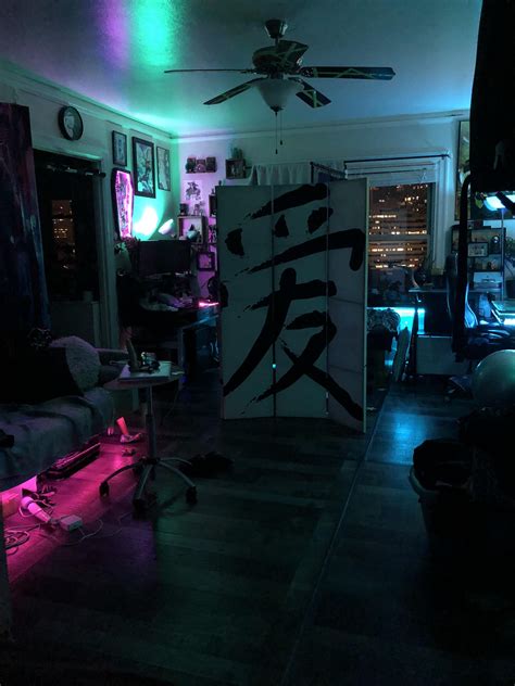 Neon Cyberpunk Room Decor - cleaningupsick