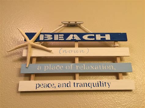 DIY Wooden Beach Sign - Free Template! - Savvy Nana