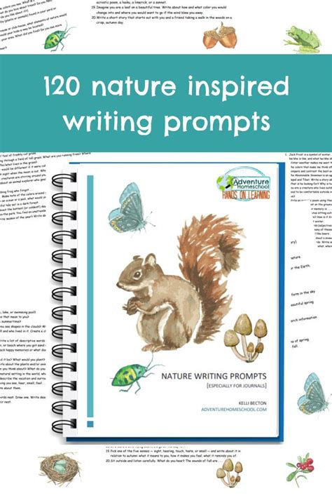 120 nature inspired writing prompts to help young writers thrive! If you have a nature journal ...