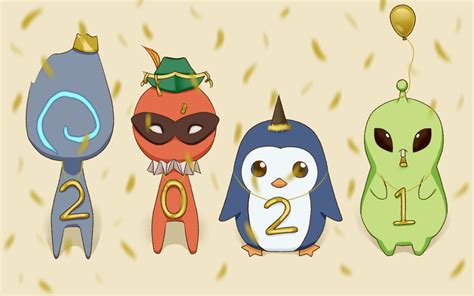 Happy New Year! I drew the meeps from all of Bard's skins to celebrate ...