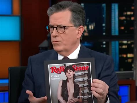 Stephen Colbert defies Late Show network’s ‘ironic’ demand about Kristen Stewart