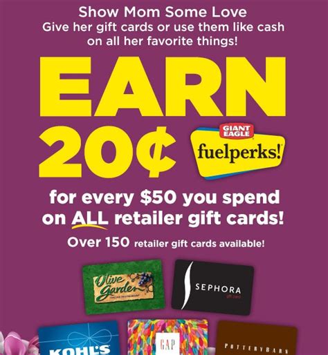 BeaDandelion: Giant Eagle - $.20 Fuel Perks for every $50 Gift Card