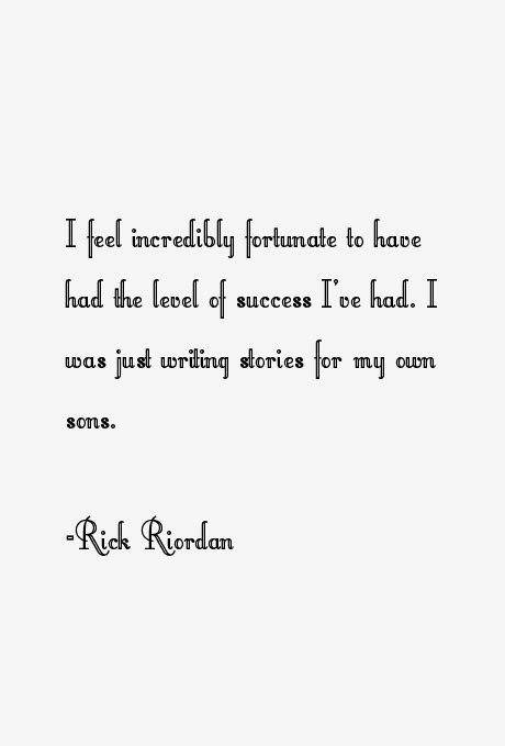 Rick Riordan Quotes & Sayings