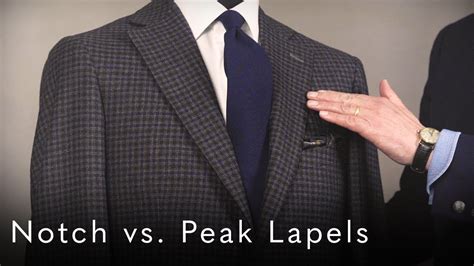 The Must-Read Guide to Suit Lapels: Peaked vs. Notch vs. Shawl — The Peak Lapel, notch collar ...