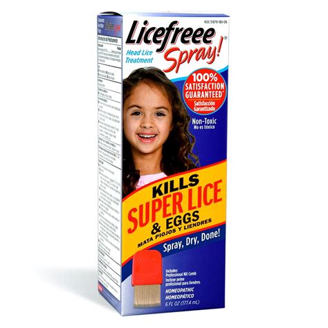 Licefreee Spray! Instant Head Lice Treatment, 6.0 fl oz - Walmart.com - Walmart.com