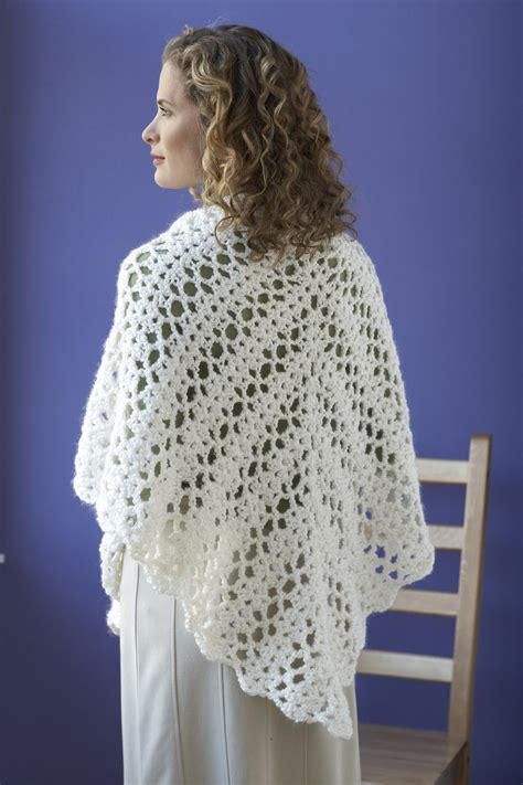 Bridal Shawl (Crochet) - Version 1 | Prayer shawl crochet pattern, Crochet, Shawl patterns