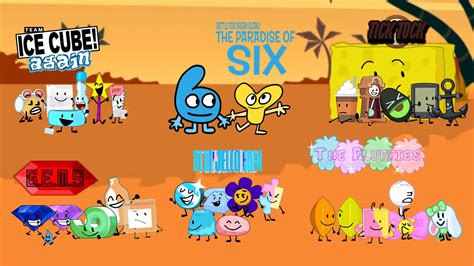 So I made ANOTHER BFDI season called Battle for Dream Island: The Paradise of Six (BFDI:TPOS ...