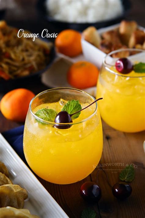 Orange Oasis Chinese Cocktail, a delicious beverage recipe with orange ...