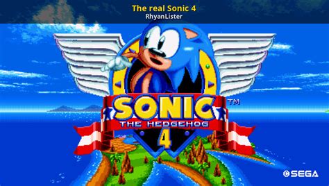 The real Sonic 4 [Sonic Mania] [Mods]