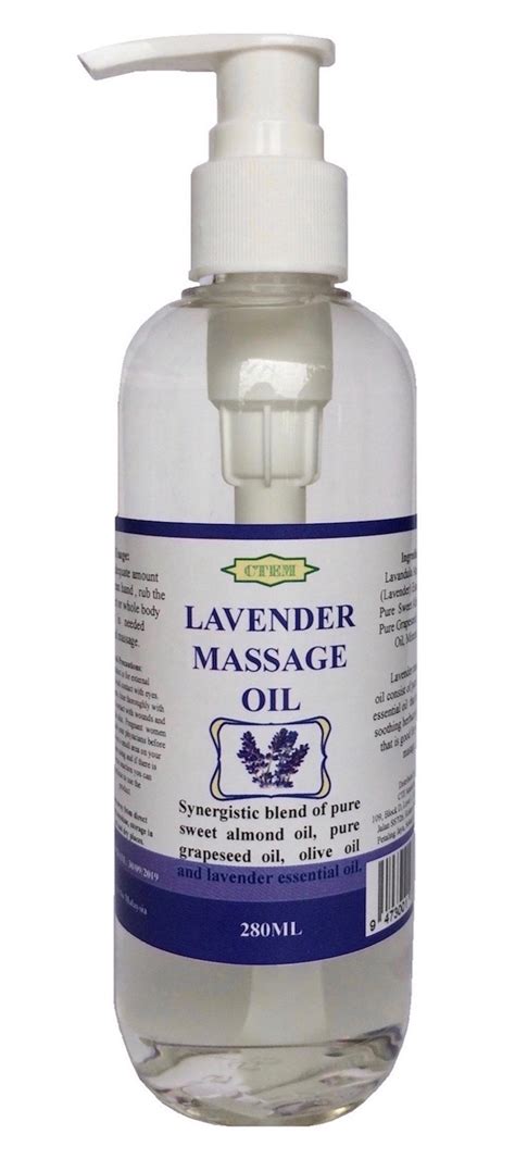 Lavender Massage Oil 280ML – CTE Marketing