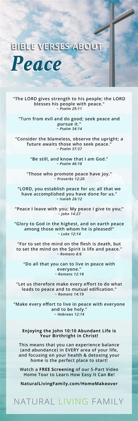 Bible Verses About Peace & Developing a Calming Spirit