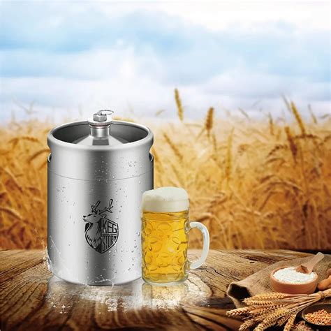 Aliexpress.com : Buy KEG STORM Newest 304 Stainless Steel 5L/3.6L/2L Mini Keg Beer Growler ...