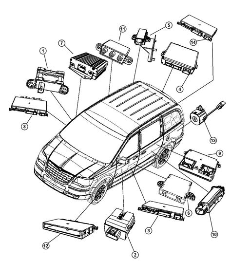 Dodge Grand Caravan Module. Seat memory. [heated second row seats ...