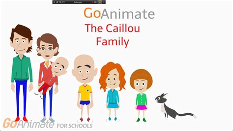 GoAnimate The Caillou Family by OddSquadAgentTrinity on DeviantArt