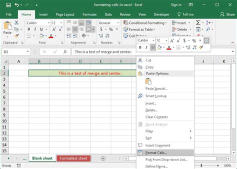 Formatting Cells in Excel | Deskbright