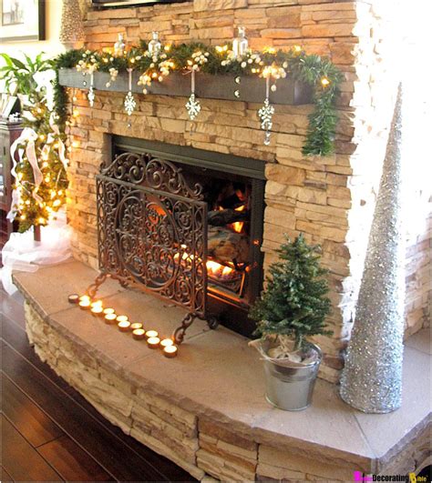 Christmas Fireplace Decoration - ComeDecor em 2020 | Casa natal, Natal ...