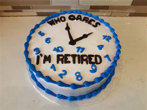 Retirement Cake - Rashmi's Bakery