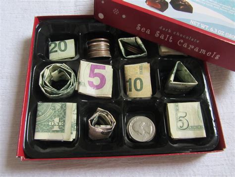 Money Gift Ideas: Money Chocolate Box - Mommysavers