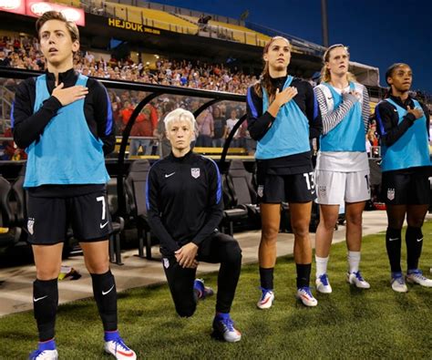 US Soccer Knocks Megan Rapinoe for Kneeling During National Anthem ...