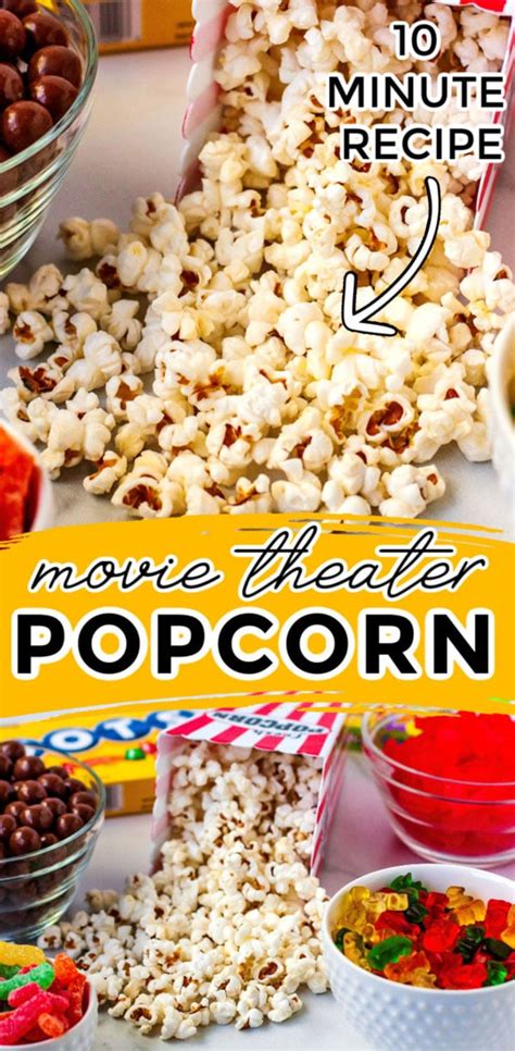 Movie Theater Popcorn at Home • Food Folks and Fun