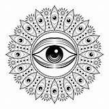 Para Colorear Ojo Eye Coloring Coloriage Oog Dibujo Kleurplaat Auge  sketch template
